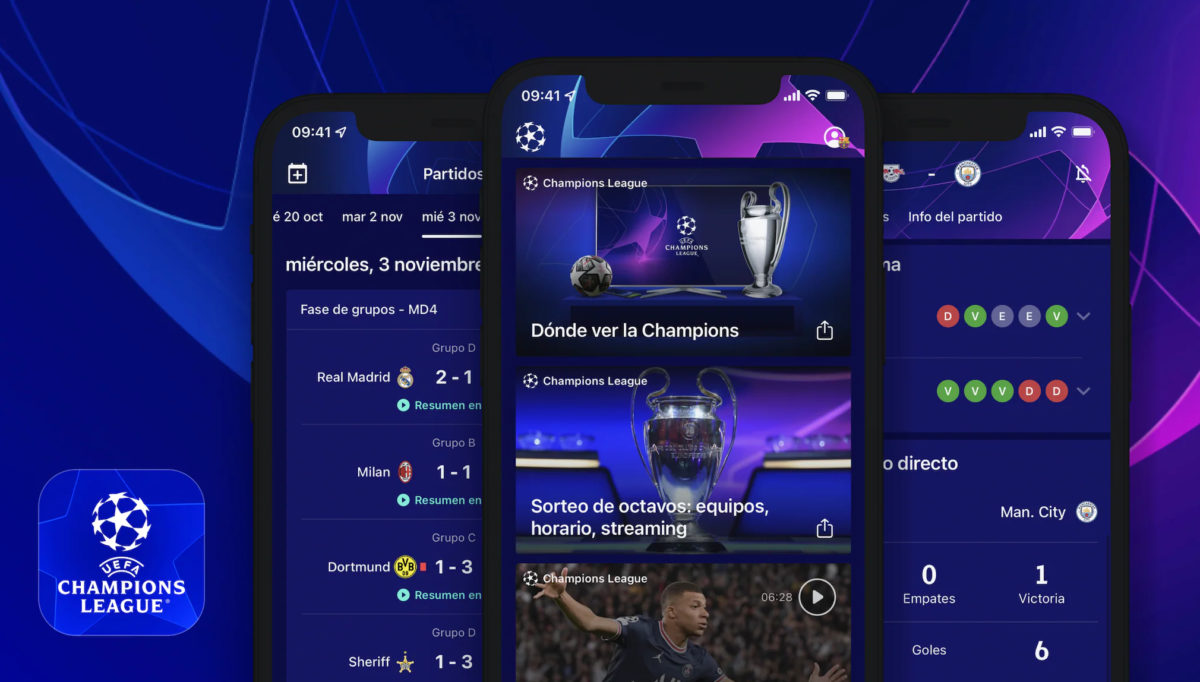 Champions League: acompanhe tudo com esses apps